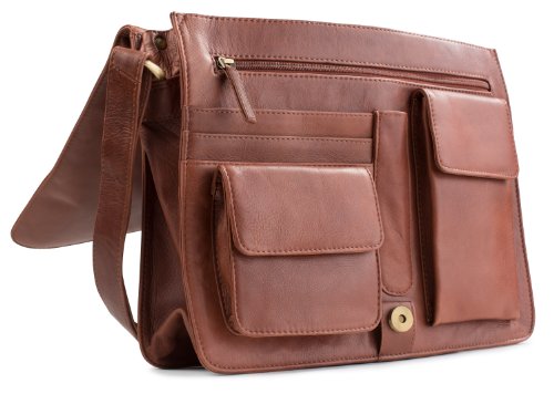753L Visconti Ladies Soft Leather Handbag Organiser Across Body Shoulder Bag